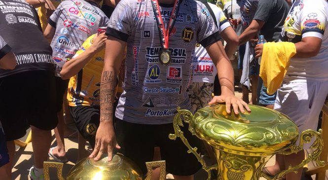Jovem da cidade de Viçosa/RN, Wigenes Costa, é campeão da liga Paulista de Futsal