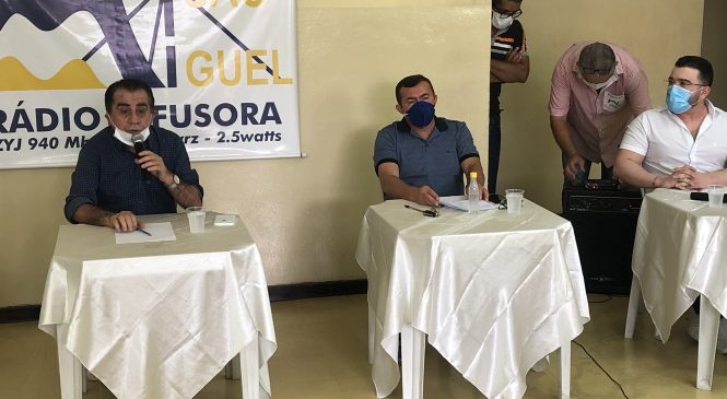 Deputado Raimundo Fernandes anunciou Célio de Elizeu e Dr. Chayanne Barbosa como pré – Candidato a  prefeito e a vice de São Miguel