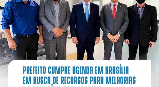 Prefeito de Viçosa cumpre agenda administrativa em Brasília