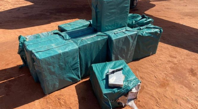 FOTOS: Polícia Federal intercepta e apreende avião com 500 kg de cocaína na divisa entre SP e MS