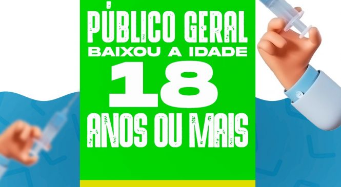 Viçosa vacina público de 18 anos acima nesta segunda-feira, 30.