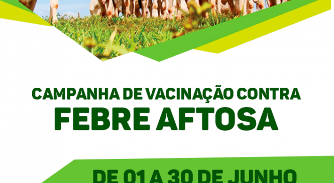 Major Sales: Começou hoje, 01 de junho, a primeira etapa da campanha de vacinação contra a febre aftosa no Rio Grande do Norte