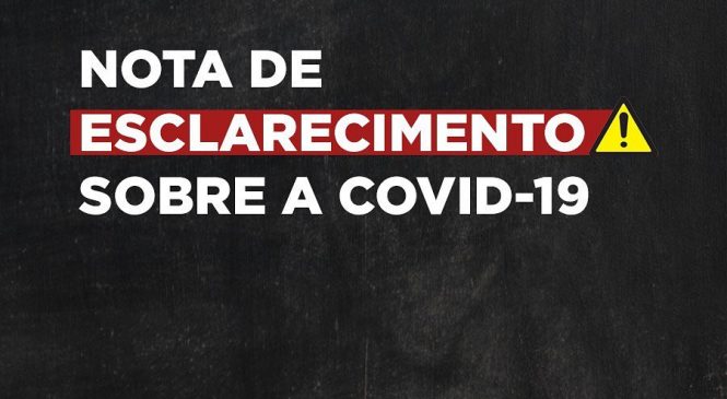 Prefeitura de João Dias/RN, vem a publico esclarecer falsa informação de que teria casos confirmados de Covid-19