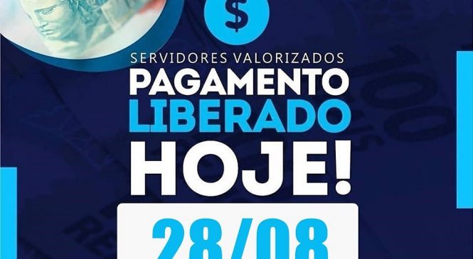 Prefeitura municipal de Campo Grande/RN, realiza pagamentos dos servidores neste dia (28) de Agosto de 2020