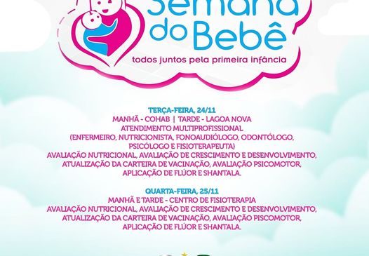 Cidade serrana de Martins/RN, realiza mais uma semana do bebê, mais uma etapa do projeto do Selo Unicef