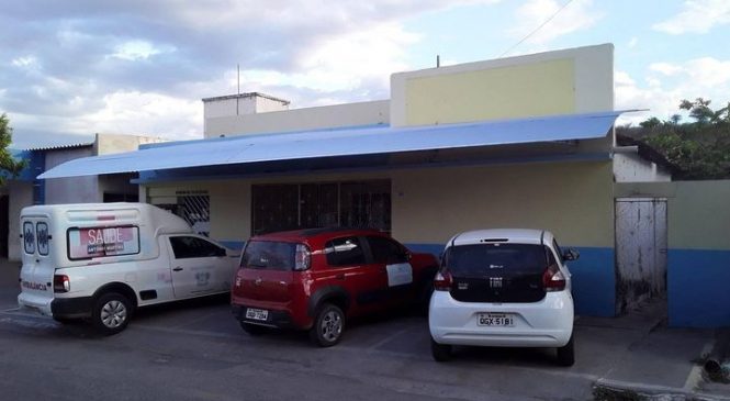 Prefeitura de Antônio Martins/RN, constrói cobertura para estacionamento da frota de veículos da Secretaria Municipal de Saúde
