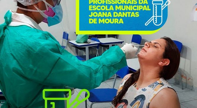 Secretaria Municipal de Saúde (SMS) iniciou um inquérito epidemiológico com profissionais da educação da rede municipal de ensino em Pilões/RN