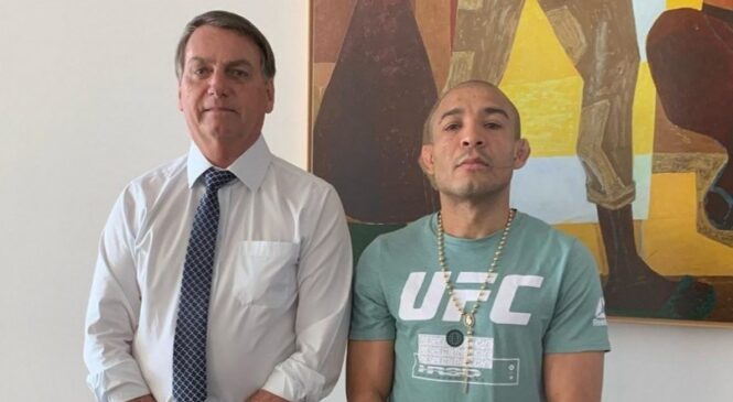 Bolsonaro liberou R$ 200 mil para ONG do lutador José Aldo, antes de se hospedar na casa dele em Orlando