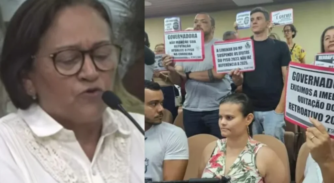 A semana inicia com indicativos de greves e desgate para Fátima Bezerra.