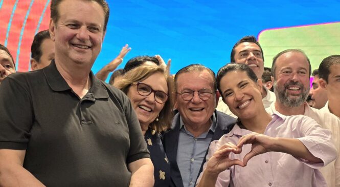 Senadora Zenaide e prefeito Jaime participam da filiação da governadora Raquel Lyra ao PSD