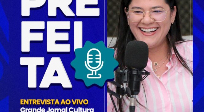 Prefeita Marianna anuncia entrevista na rádio para falar sobre gestão e política nesta terça, às 12h30