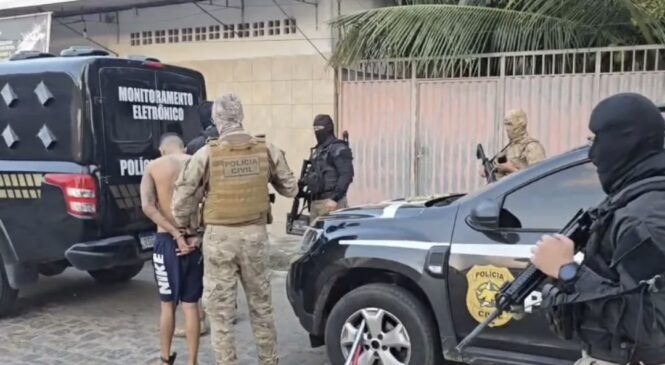 Operação conjunta prende 30 suspeitos de integrarem facções criminosas em Natal