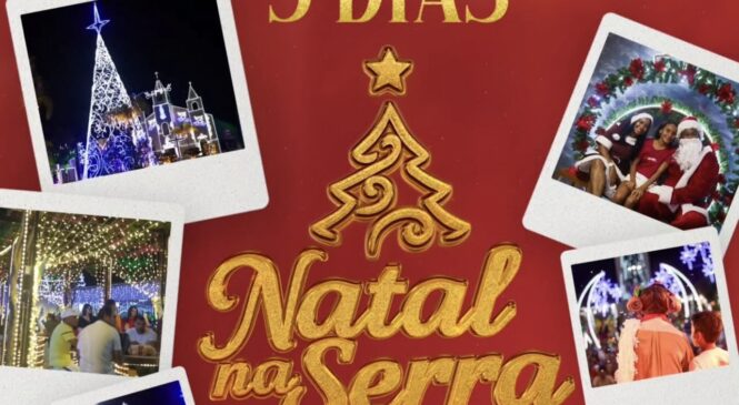 Portalegre: Natal Na serra terá abertura no próximo dia 15 de Novembro.