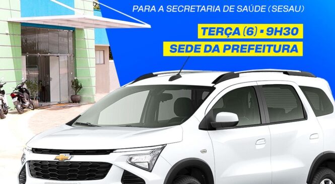 Prefeitura de Pau dos Ferros fortalece ações na Saúde com entrega de novo veículo