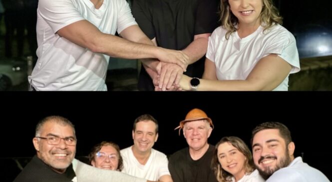 Cadu Xavier e Samanda Alves concluem caravana na região Oeste recebendo apoio de 6 prefeitos