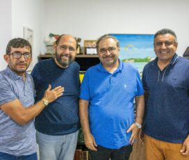 Gustavo Carvalho articula apoio de Zé Peixeiro ao projeto político de Álvaro Dias e Babá Pereira no RN
