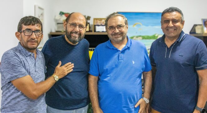 Gustavo Carvalho articula apoio de Zé Peixeiro ao projeto político de Álvaro Dias e Babá Pereira no RN