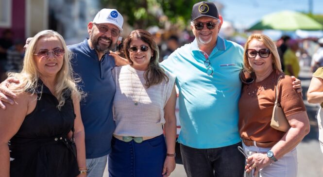 Gustavo Carvalho reúne grupo político e participa da Feirinha de Sant’Ana, em Caicó