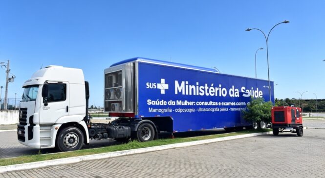 São Gonçalo recebe Carreta da Saúde da Mulher e amplia oferta de atendimento especializado do SUS para 31 municípios do RN
