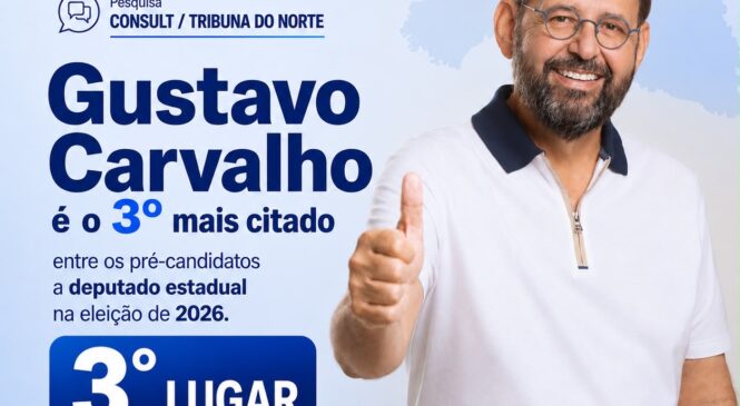 3º lugar entre os mais citados. Gratidão pela confiança!