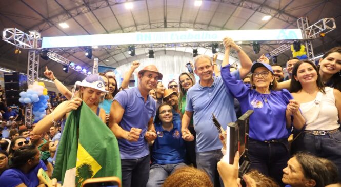 Convenção lota Palácio dos Esportes, demonstra união das forças políticas e fortalece caminhada de Zenaide ao Senado