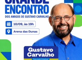 Gustavo Carvalho realiza Grande Encontro dos Amigos nesta quinta-feira, na Arena das Dunas