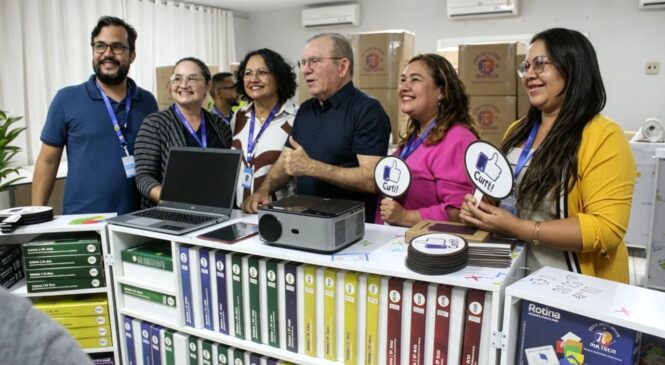 Educação de São Gonçalo ganha reforço com novos laboratórios móveis para o ensino da matemática