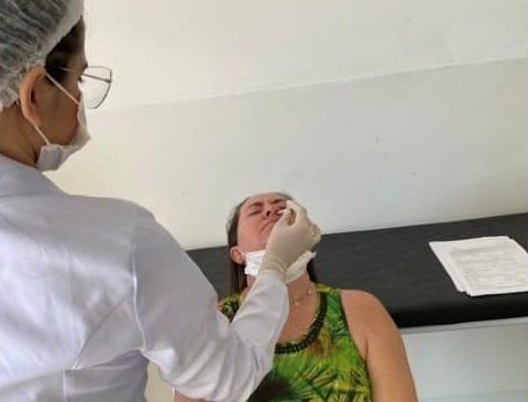 Severiano Melo realiza testes de covid-19 em profissionais da educação da rede municipal de ensino