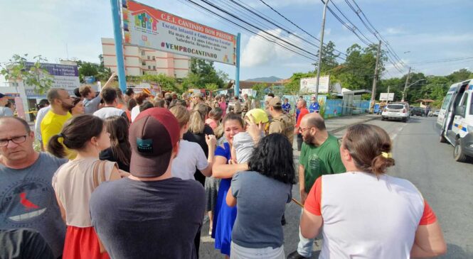 Quatro crianças são mortas em ataque a creche em Blumenau; homem foi preso
