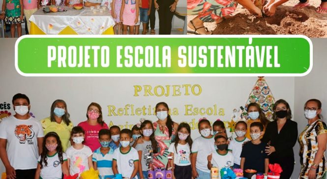 Projeto Escola Sustentável, consciência, produção e conhecimento.