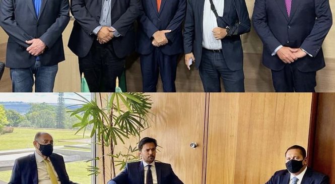 Deputado Gustavo Carvalho cumpre agenda em Brasília