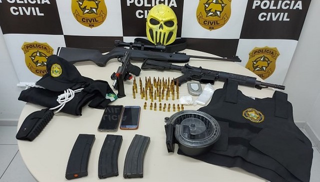 Projeto de lei prevê gratificação a policiais que apreenderem armas e munições no RN