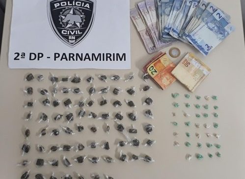 Polícia Civil prende homem por tráfico de drogas em Parnamirim
