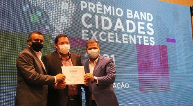 Viçosa é campeã na categoria Infraestrutura e 3º lugar em Educação no Prêmio Band Cidades Excelentes 2021
