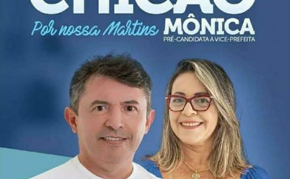 Ministério Publico Eleitoral pede cassação do registro de candidatura de Chição e Monica em Martins