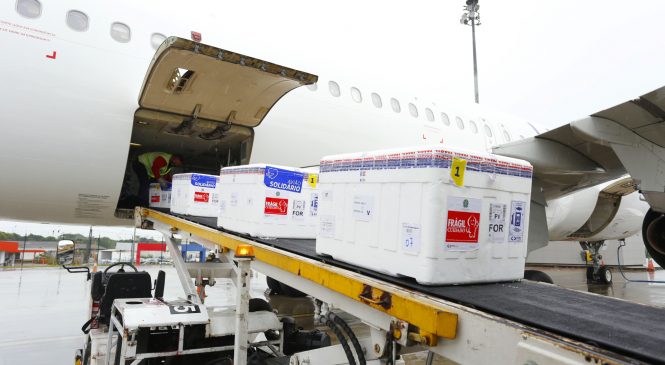 Ministério da Saúde envia mais 59 mil doses de vacinas para o RN nesta quarta-feira (4)