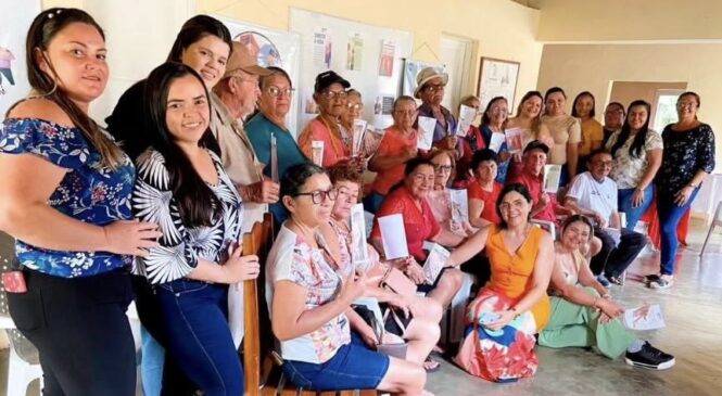 Equipes da Assistência Social promovem encontros com os idosos do grupo melhor idade em Coronel João Pessoa