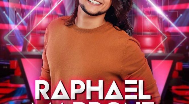 Raphael Marrone, cantor paraibano radicado em Pau dos Ferros/RN, vence a primeira etapa do The Voice na Rede Globo