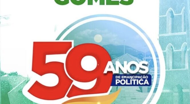 O município de Frutuoso Gomes faz hoje 59 anos de emancipação política