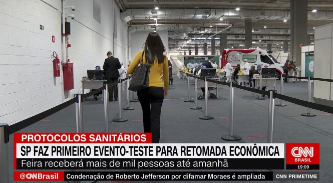 São Paulo faz primeiro evento-teste para retomada econômica do setor