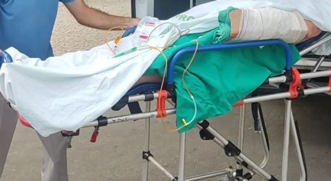 Depois de ser atingido por três disparos de arma de fogo, blogueiro João Marcolino não corre risco de vida