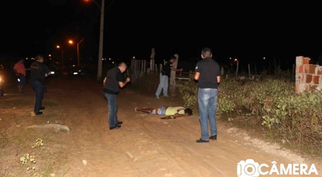 Popular é morto a tiros no Santa Helena em Mossoró