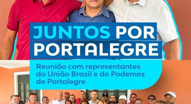 Prefeito Zé Augusto amplia bases política em Portalegre e filia novos membros no União Brasil