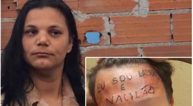 ‘Meu filho não é bicho’, diz mãe de adolescente tatuado na testa