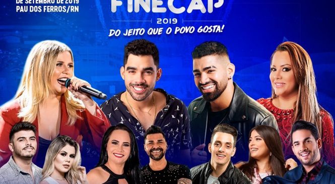 Divulgada as atrações da 23ª edição da FINECAP 2019 de Pau dos Ferros/RN