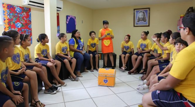 Profissionais do Direito promovem bate papo com crianças da LBV  sobre atuação no judiciário