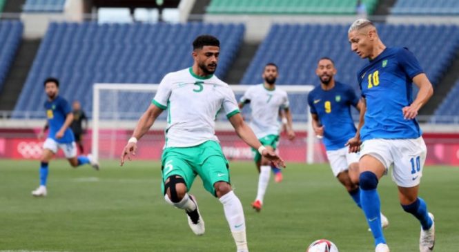 Futebol masculino: Brasil vence Arábia Saudita e vai às quartas nas Olimpíadas