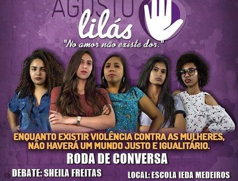 Prefeitura municipal de Campo Grande/RN, realizará o “Agosto Lilás: No amor não existe cor”