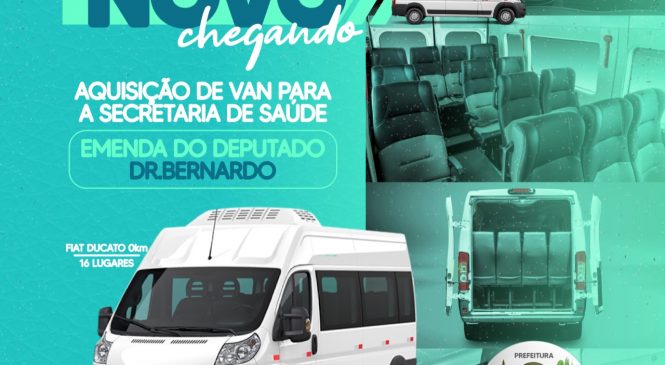 Almino Afonso: Drª Jéssica comemora conquista de um novo veículos para atender a população