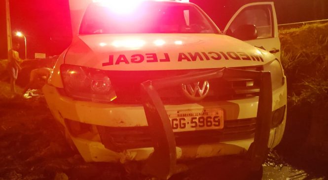 Por falta de viaturas suficiente no ITEP de Mossoró, servidor de Pau dos Ferros arrisca a vida e sofre acidente
